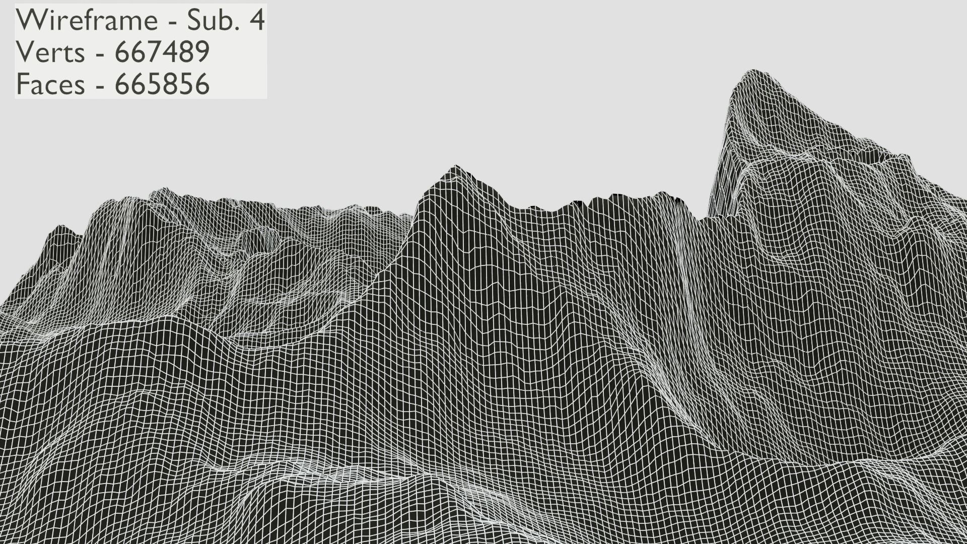 Mountain Terrain Collection 1 3D model_35