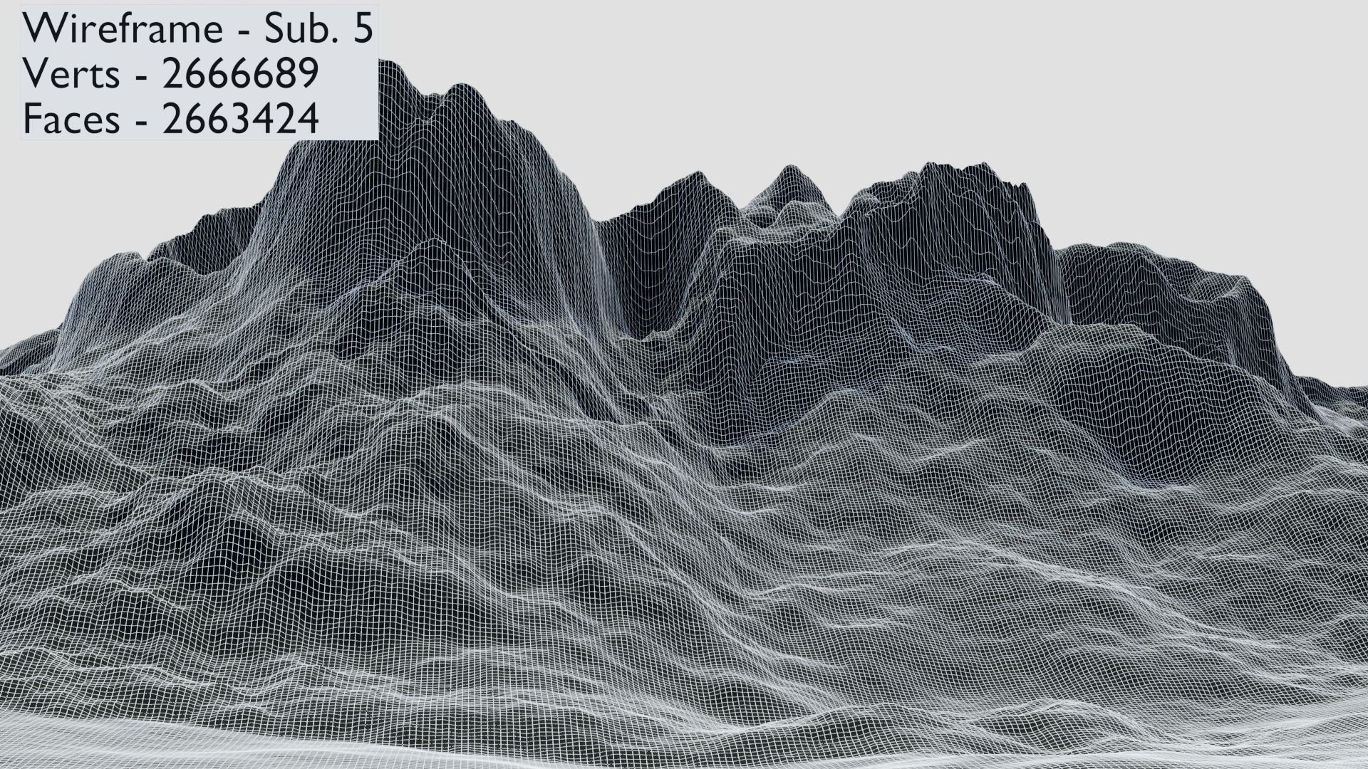 Mountain Terrain Collection 1 3D model_62
