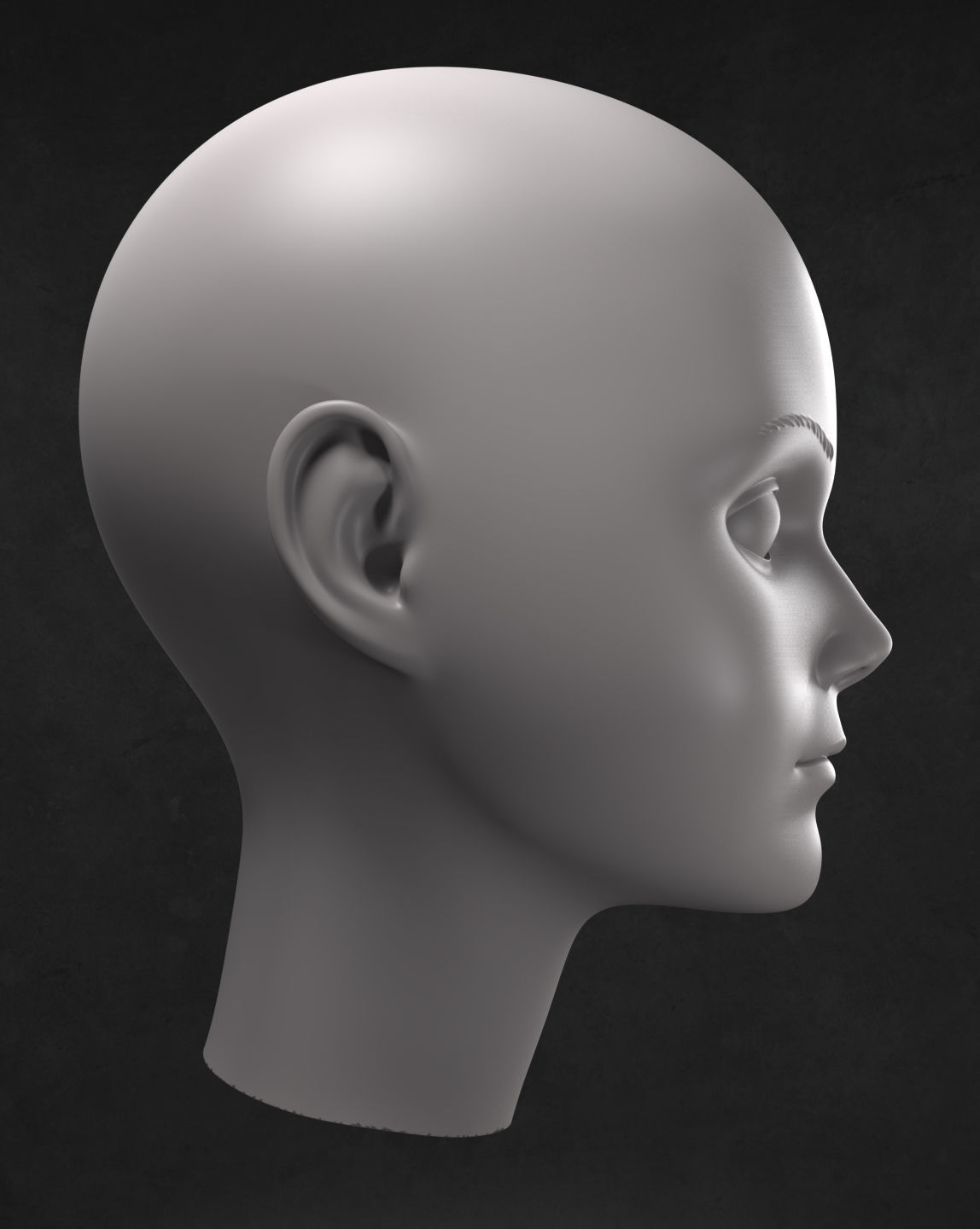 Brahm The Boy Head Model for 3D Print 3D print model_5