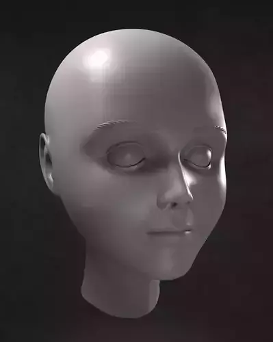 Brahm The Boy Head Model for 3D Print 3D print model