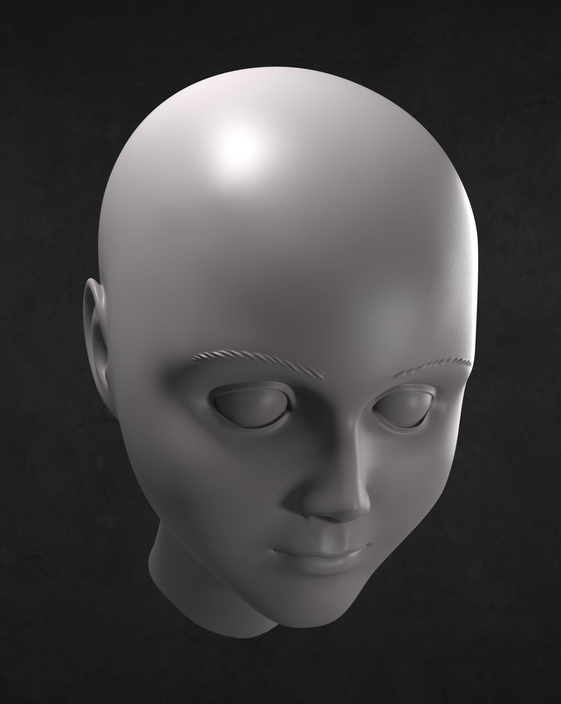 Brahm The Boy Head Model for 3D Print 3D print model_4