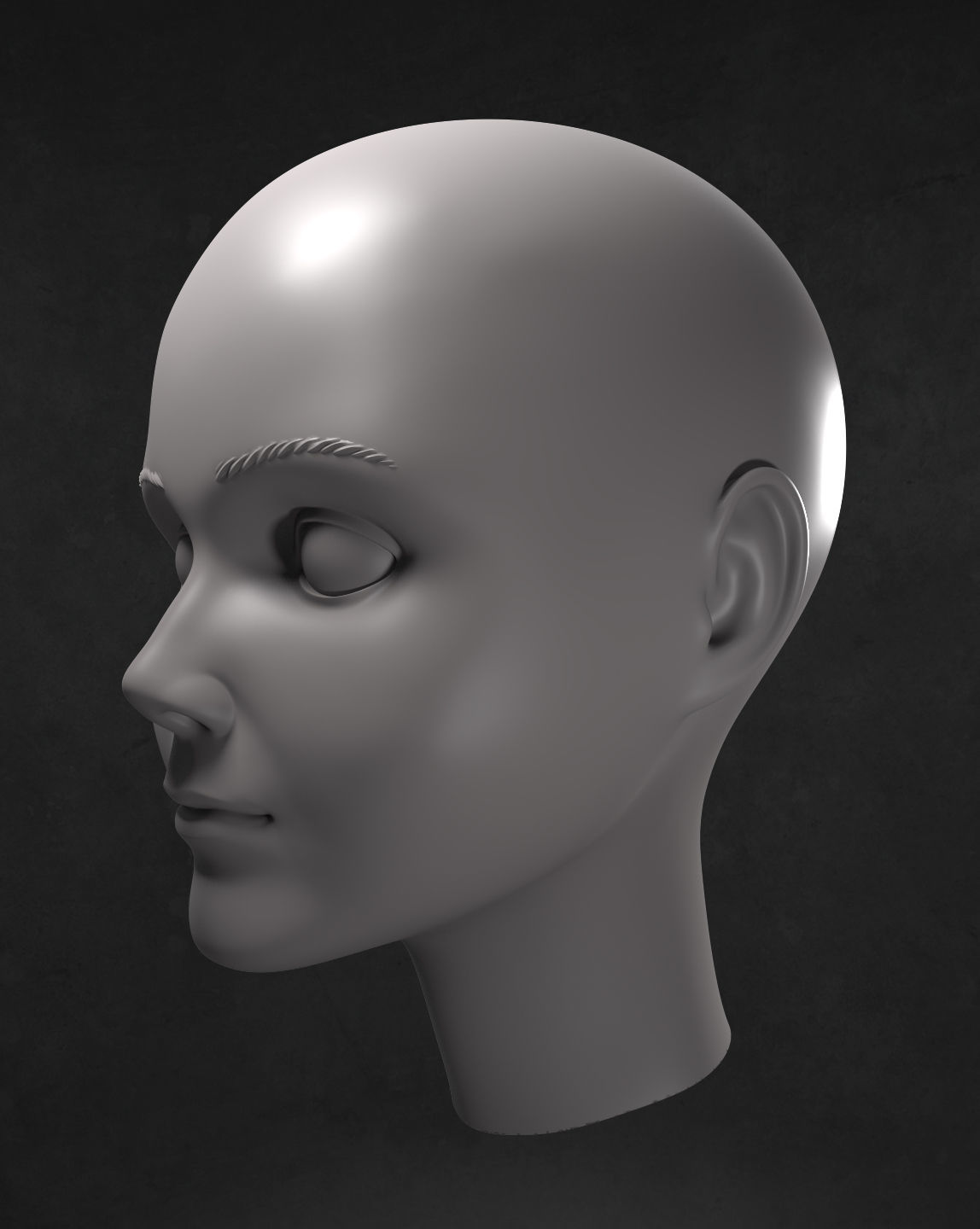 Brahm The Boy Head Model for 3D Print 3D print model_2