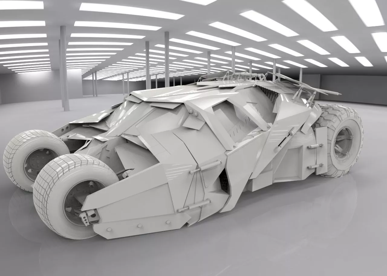 BatmobileTumbler batmobile from knight rises Free 3D model