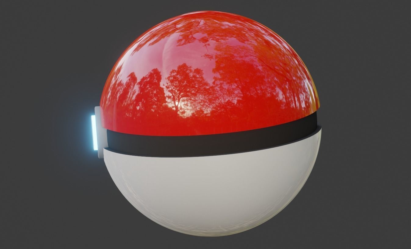 Pokemon Ball 3D model_1