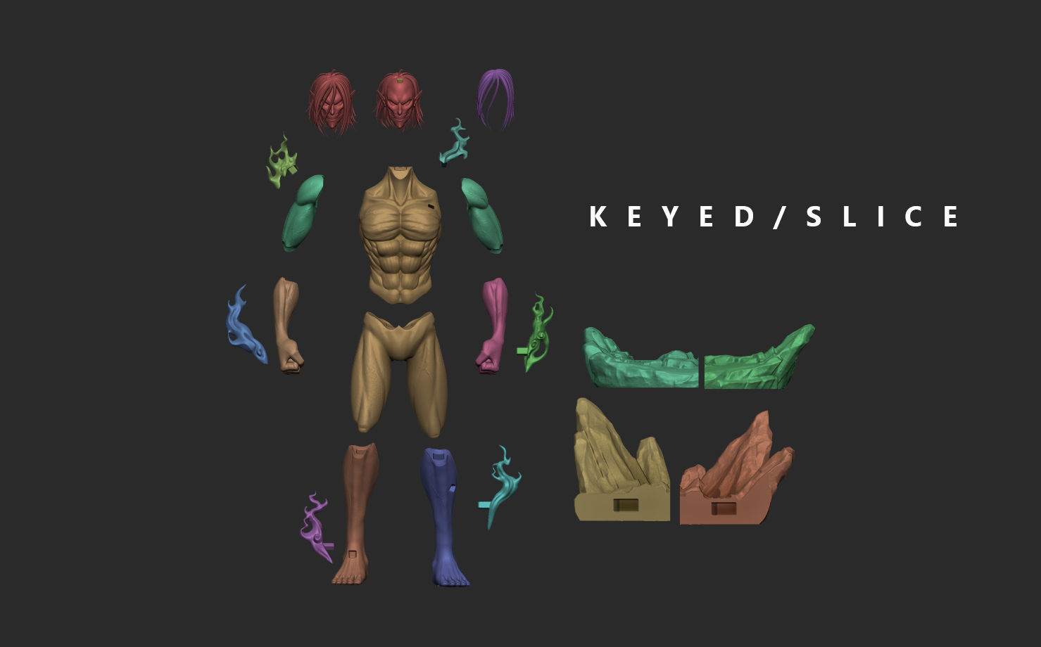 Attack Titan STL 3D print model_6