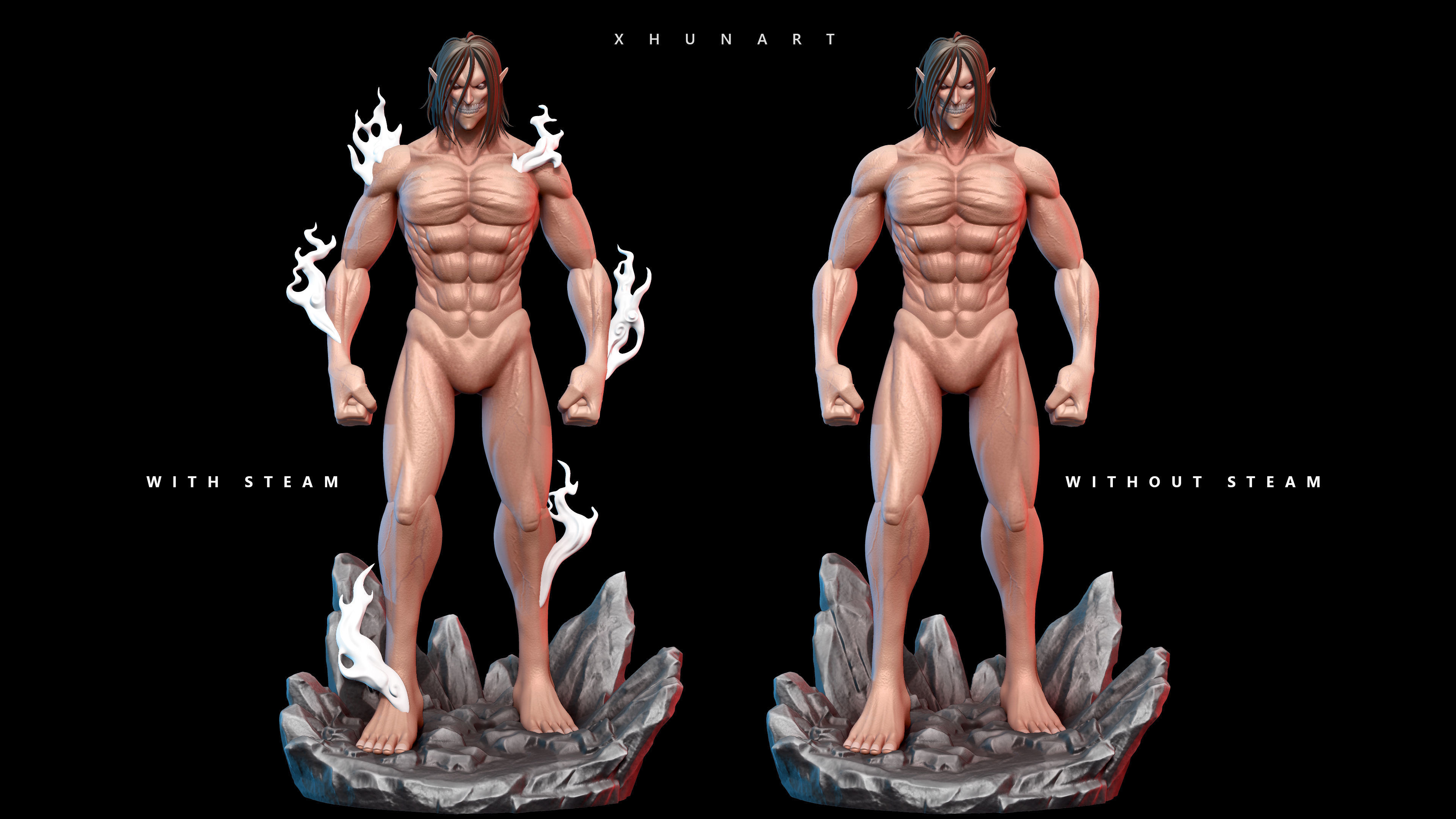 Attack Titan STL 3D print model_4