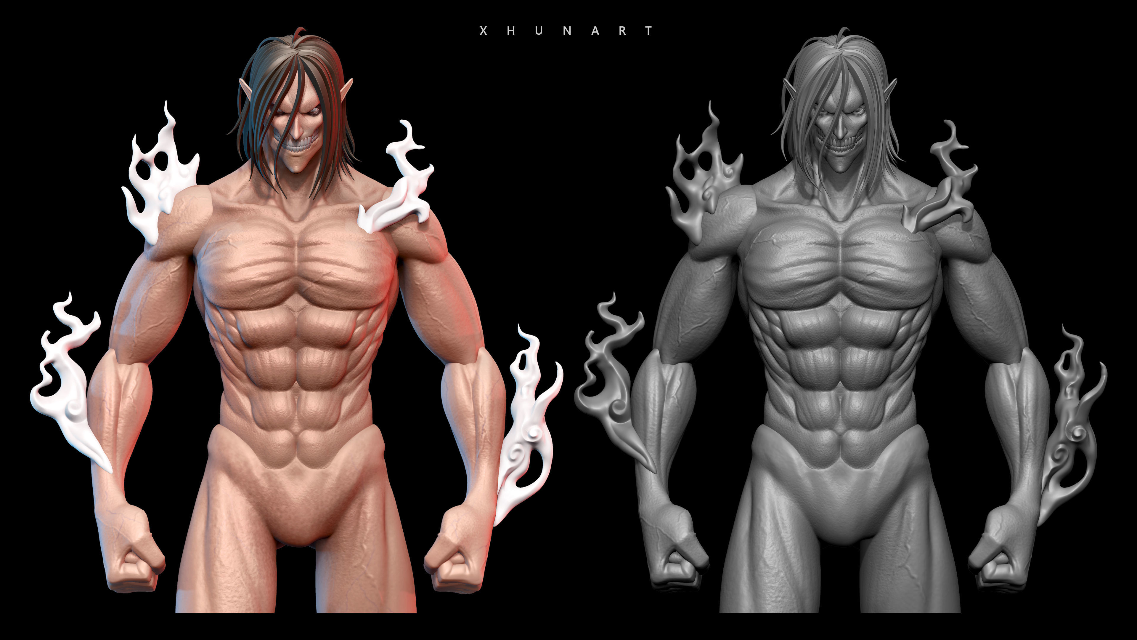 Attack Titan STL 3D print model_1