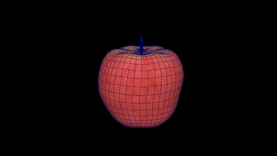 aplle apple 3D model_4