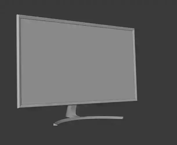 3d model LG 27UD58-B