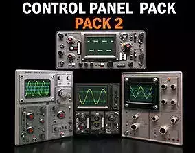 Control panel pack 2 3D model