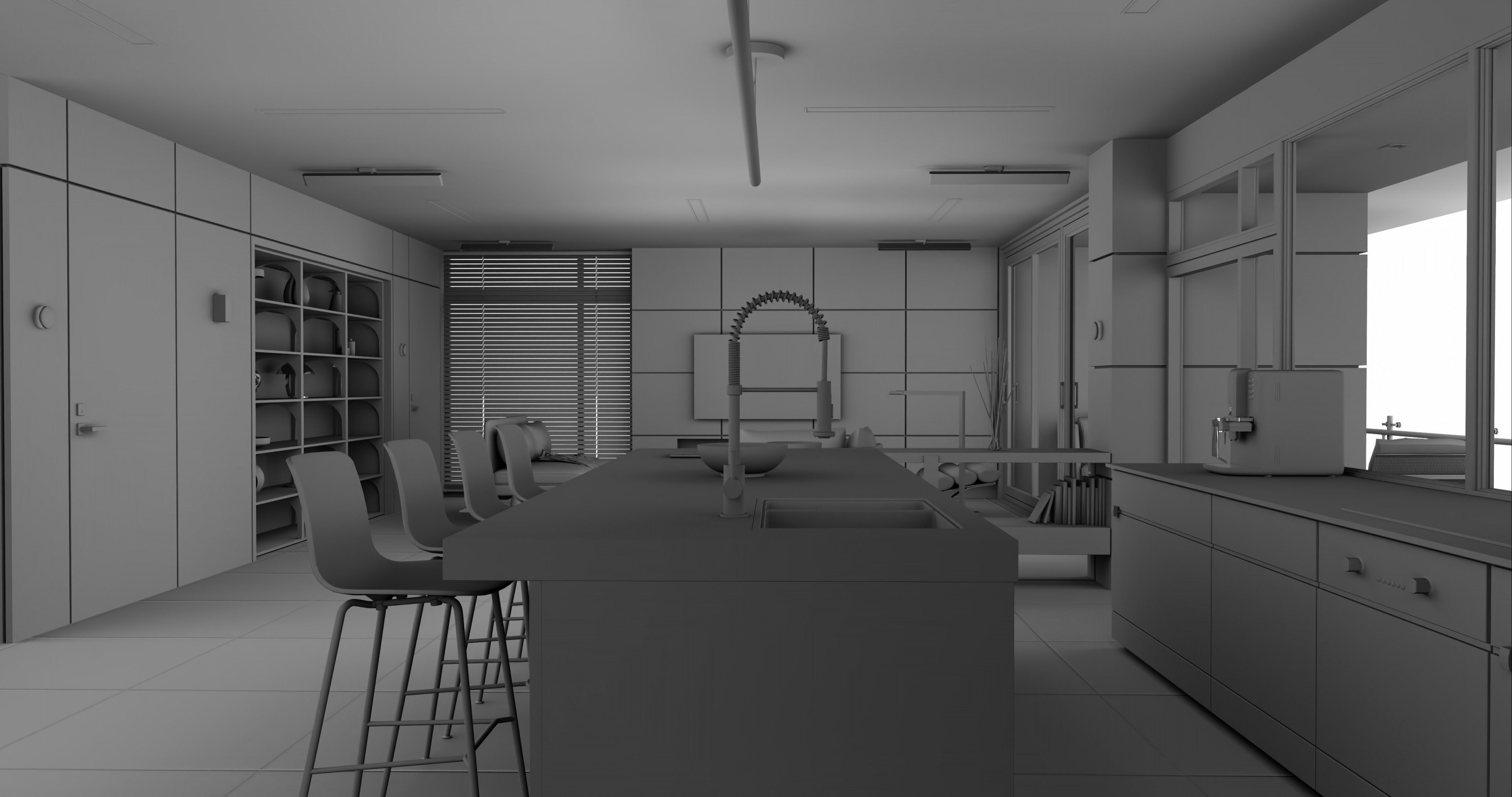 Modern living - C2 3D model_15