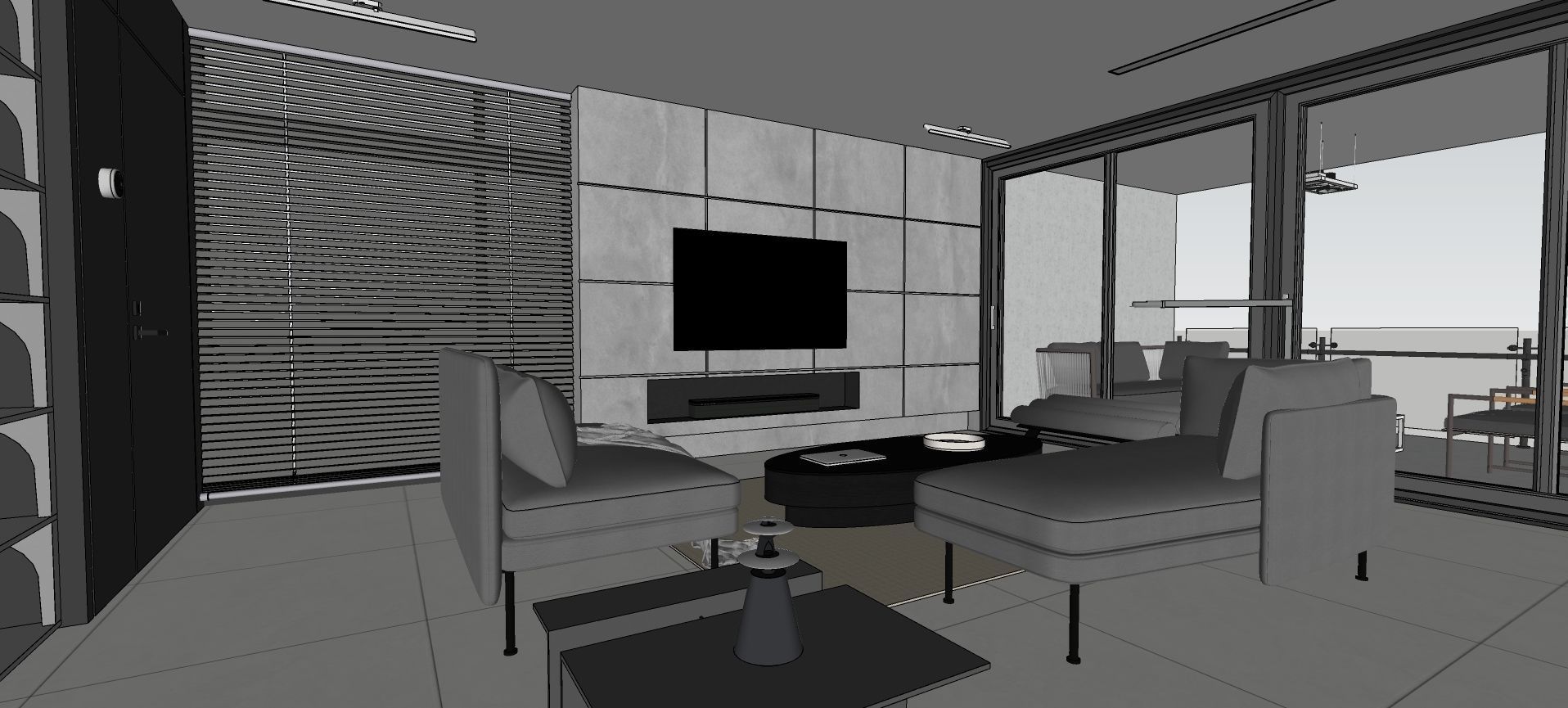Modern living - C2 3D model_18