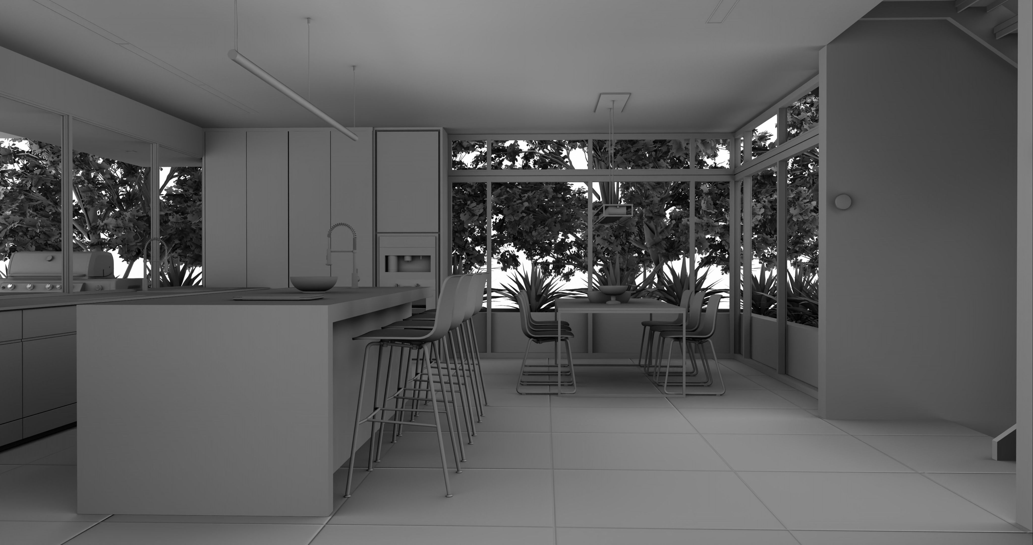 Modern living - C2 3D model_12