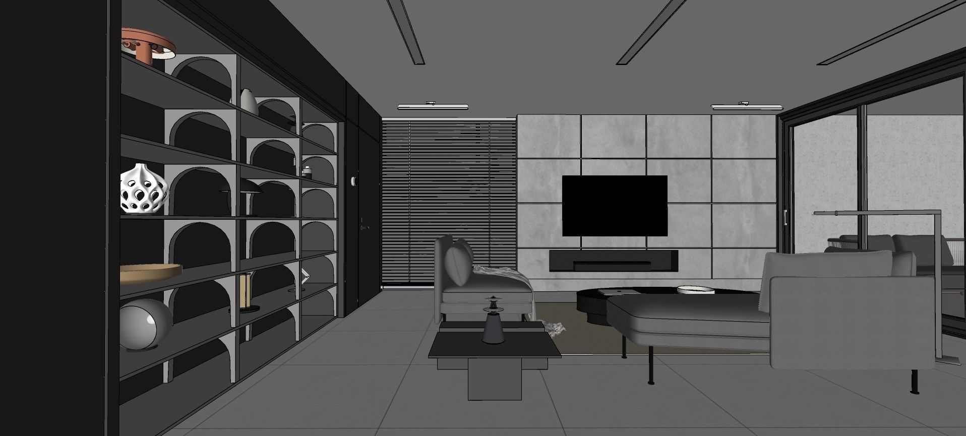 Modern living - C2 3D model_23