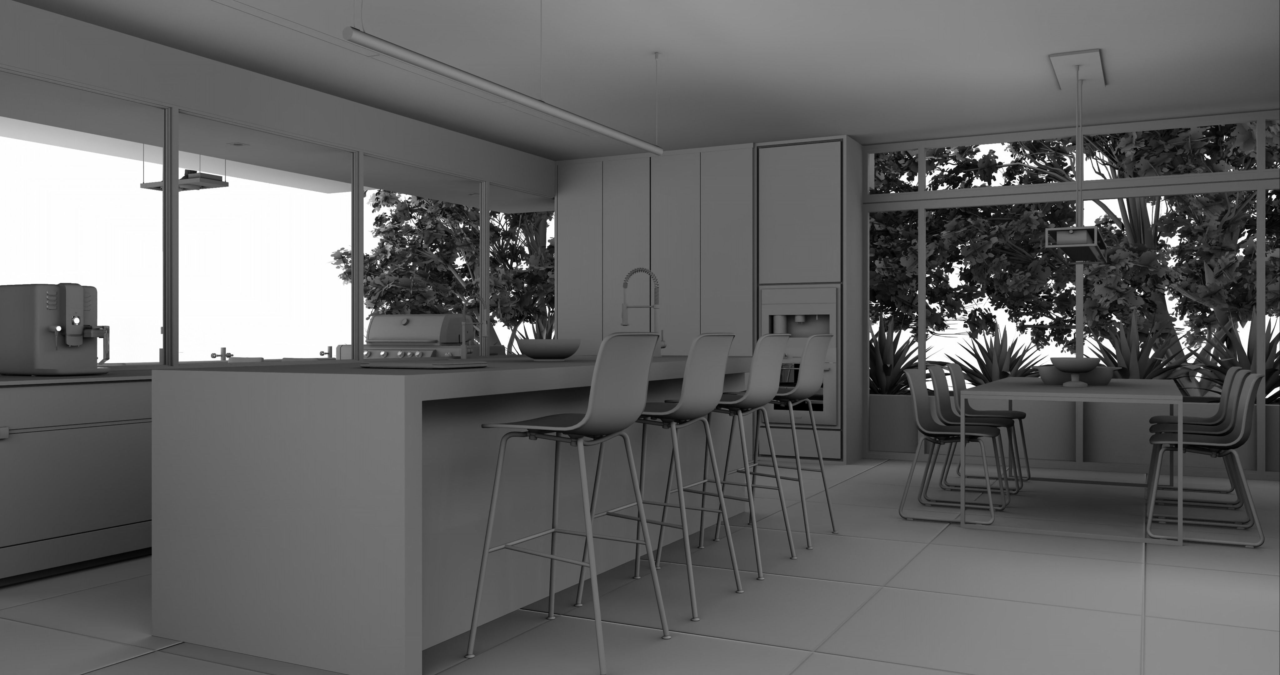 Modern living - C2 3D model_13