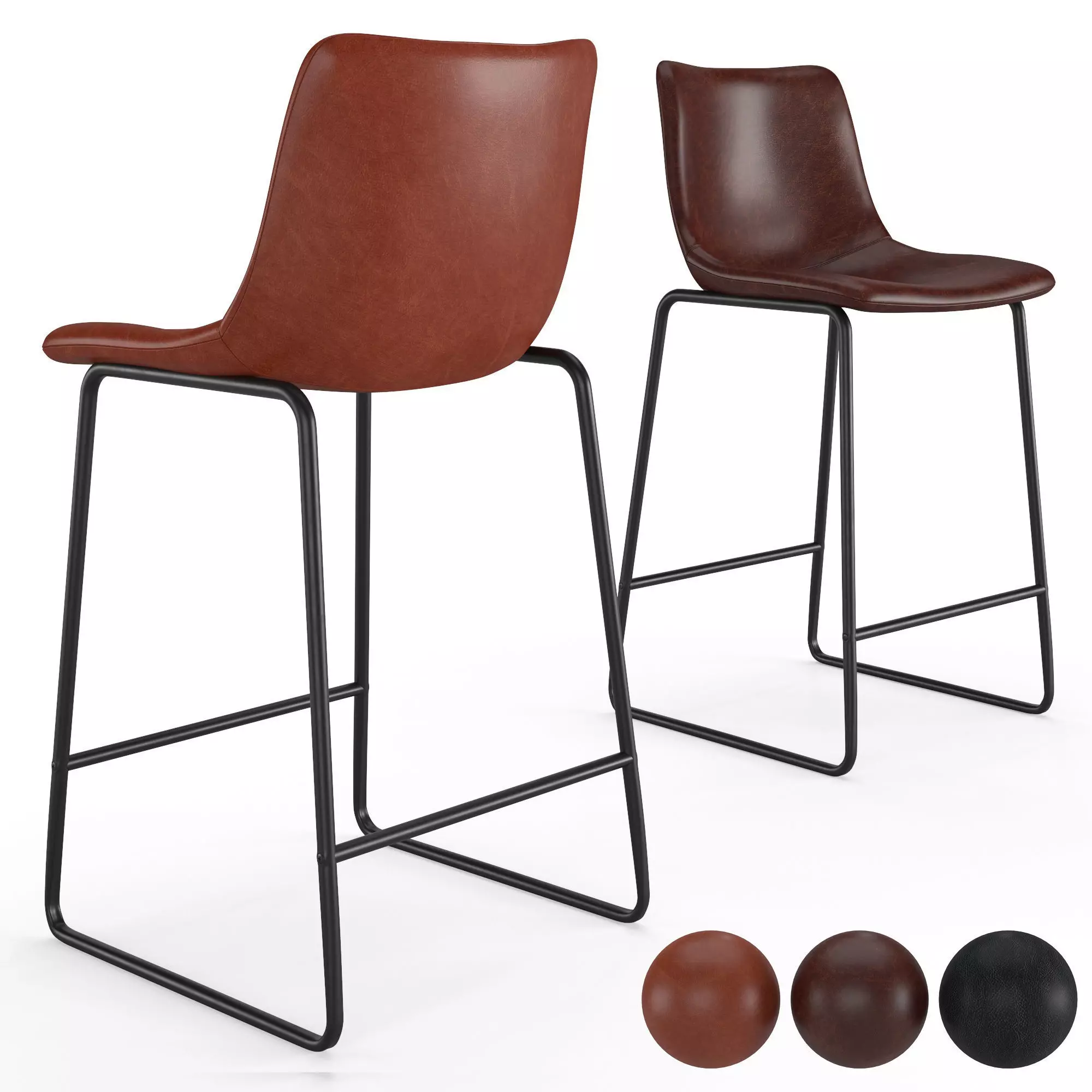 Bar stool Vermut 3D model_0