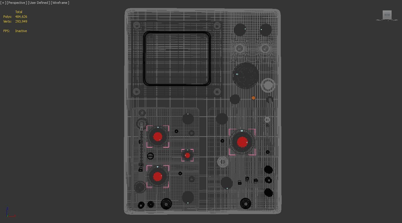 control panel full pack 3D model_14