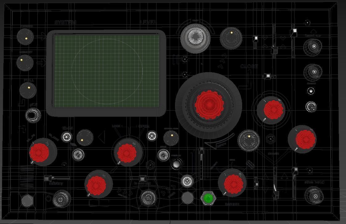control panel full pack 3D model_19