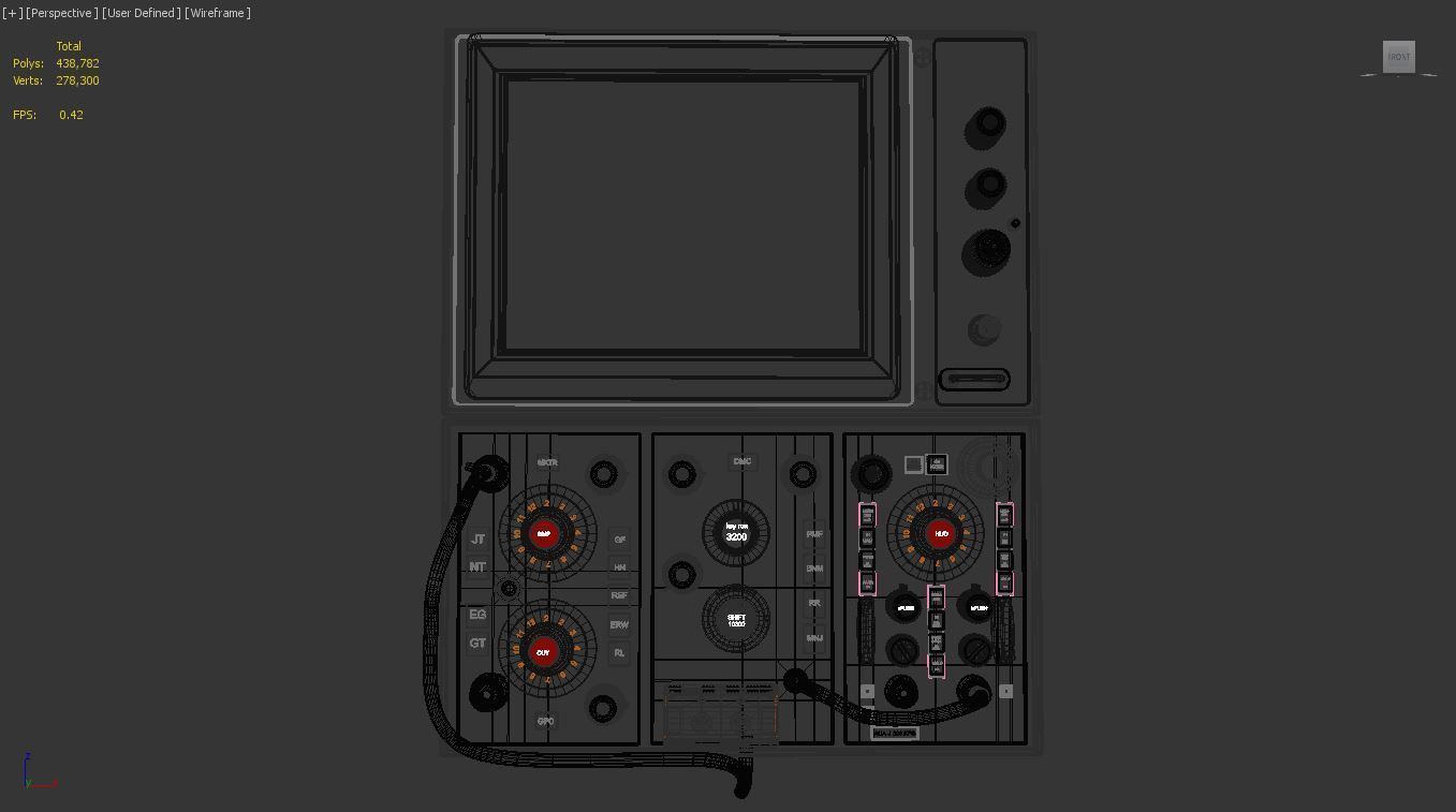 control panel full pack 3D model_16