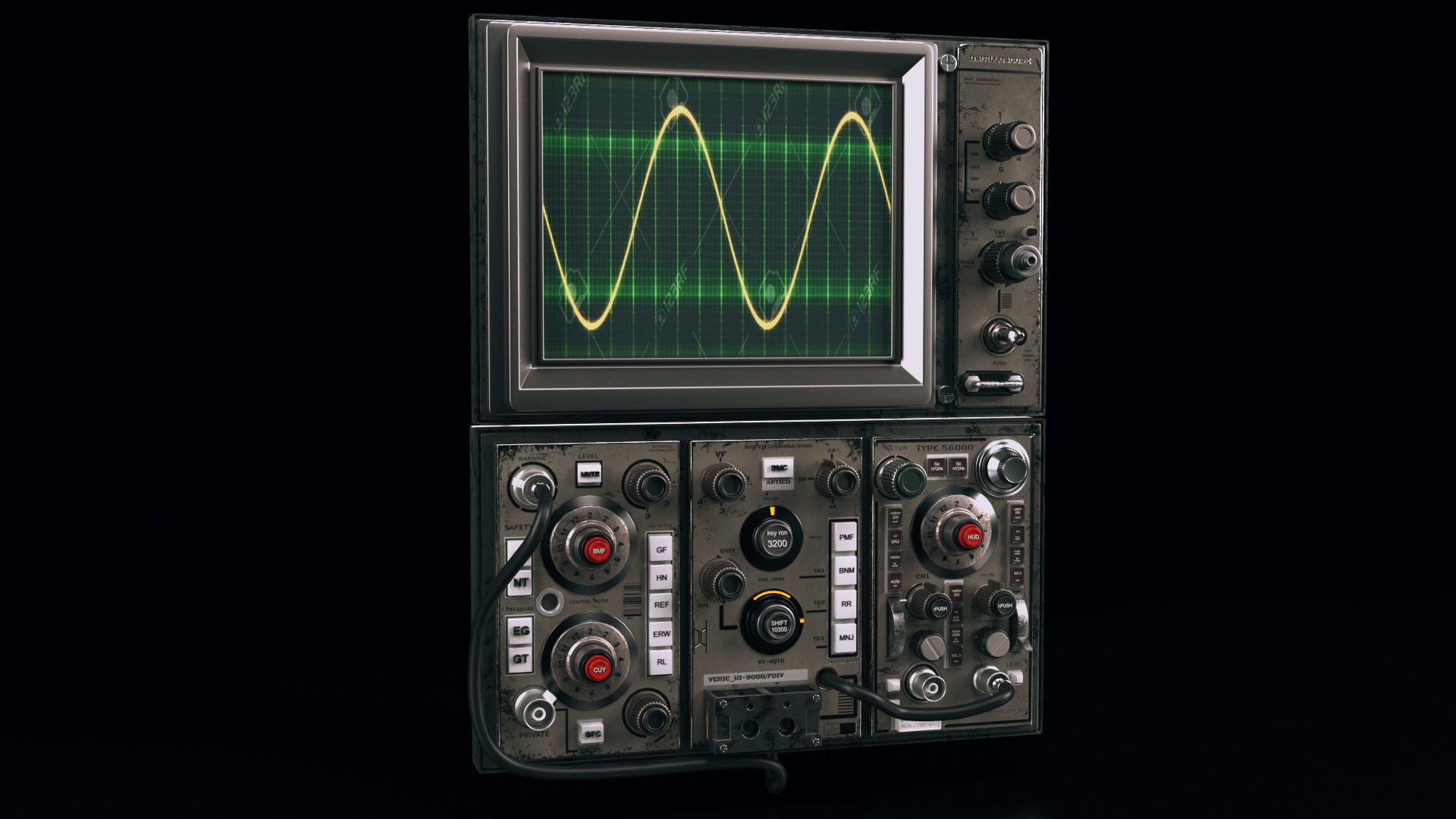 control panel full pack 3D model_4