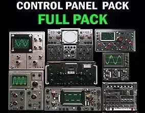 control panel full pack 3D model