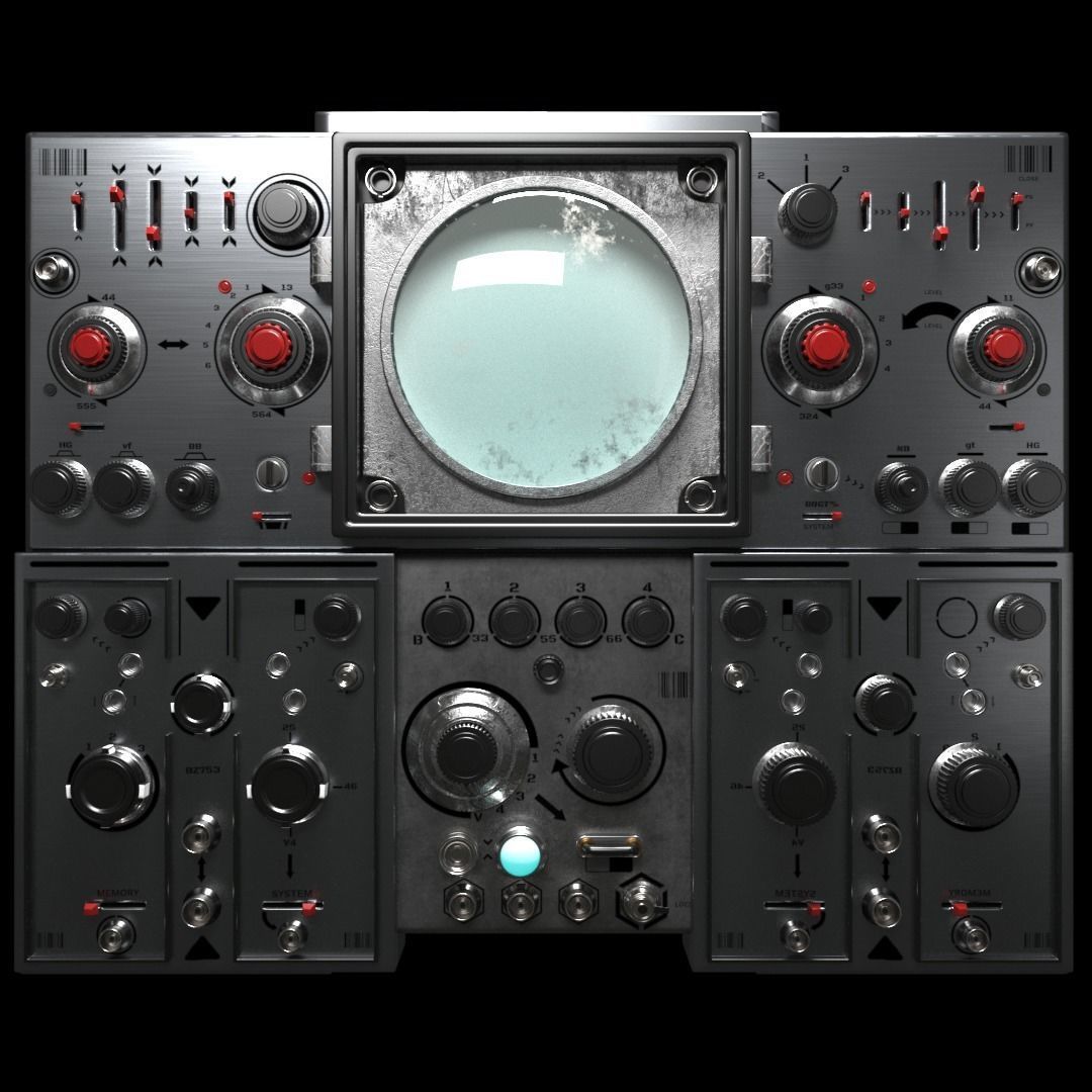 control panel full pack 3D model_8