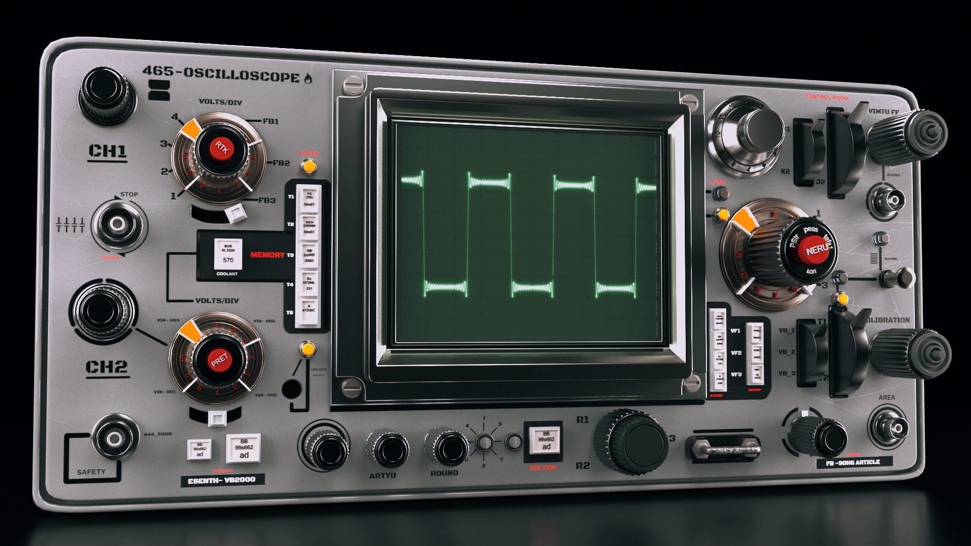 control panel full pack 3D model_3