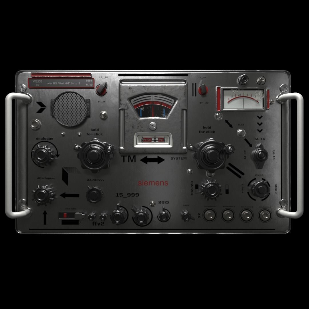 control panel full pack 3D model_9