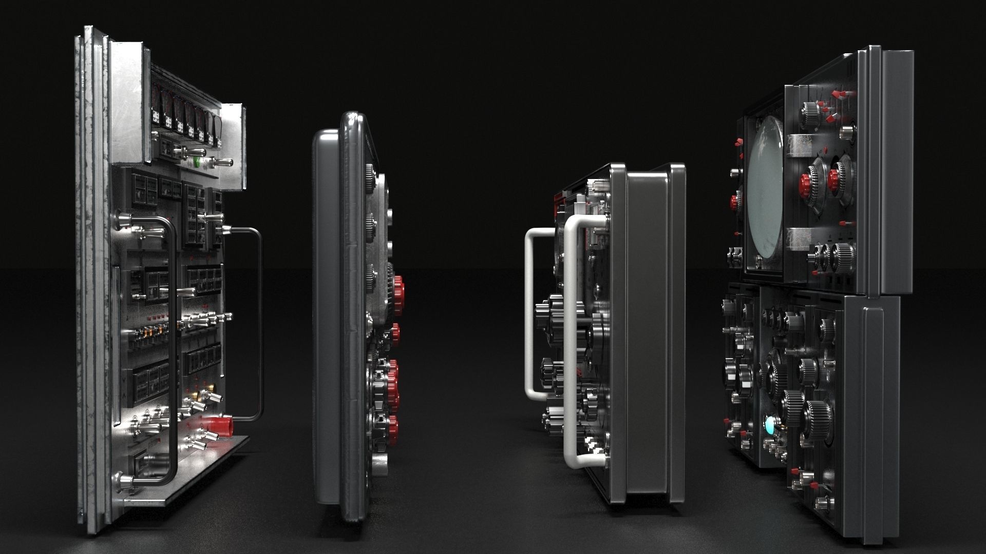 control panel full pack 3D model_11