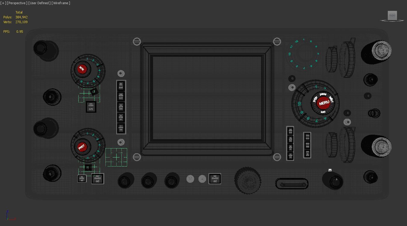 control panel full pack 3D model_15