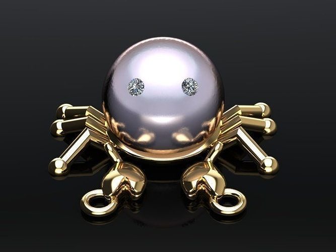 crab pendant dior - Cancer  3D print model