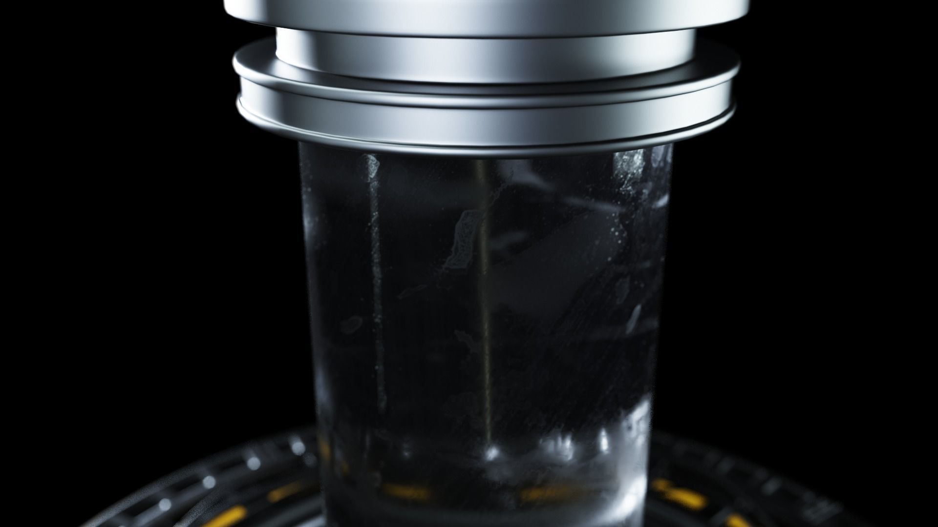 Sci-Fi Platform with Cyberpunk Capsule 3D model_5