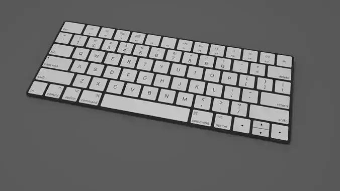 iMac Keyboard 3D model