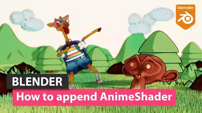 Blender AnimeShader for FREE Texture