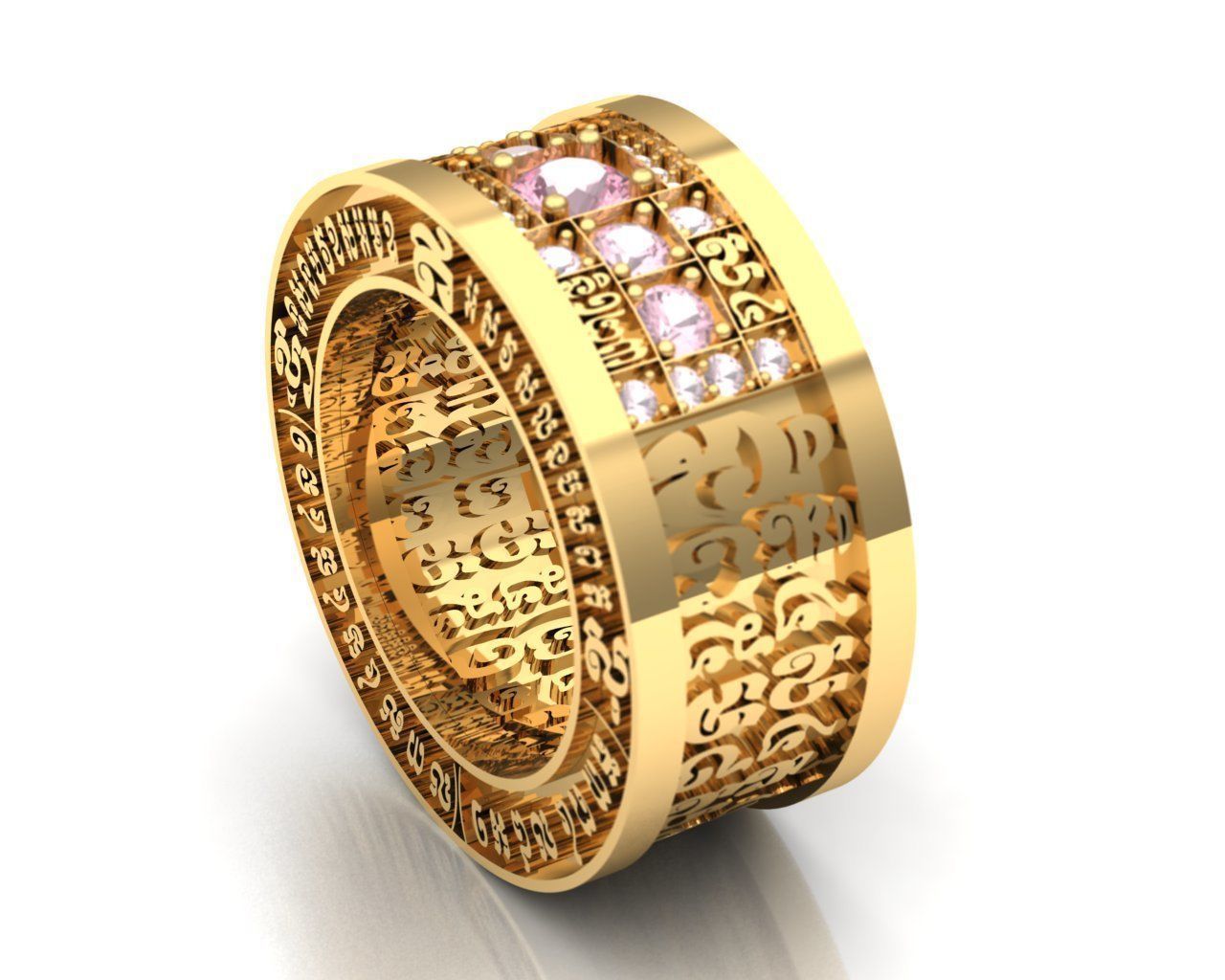 Ring of man 3D print model_1