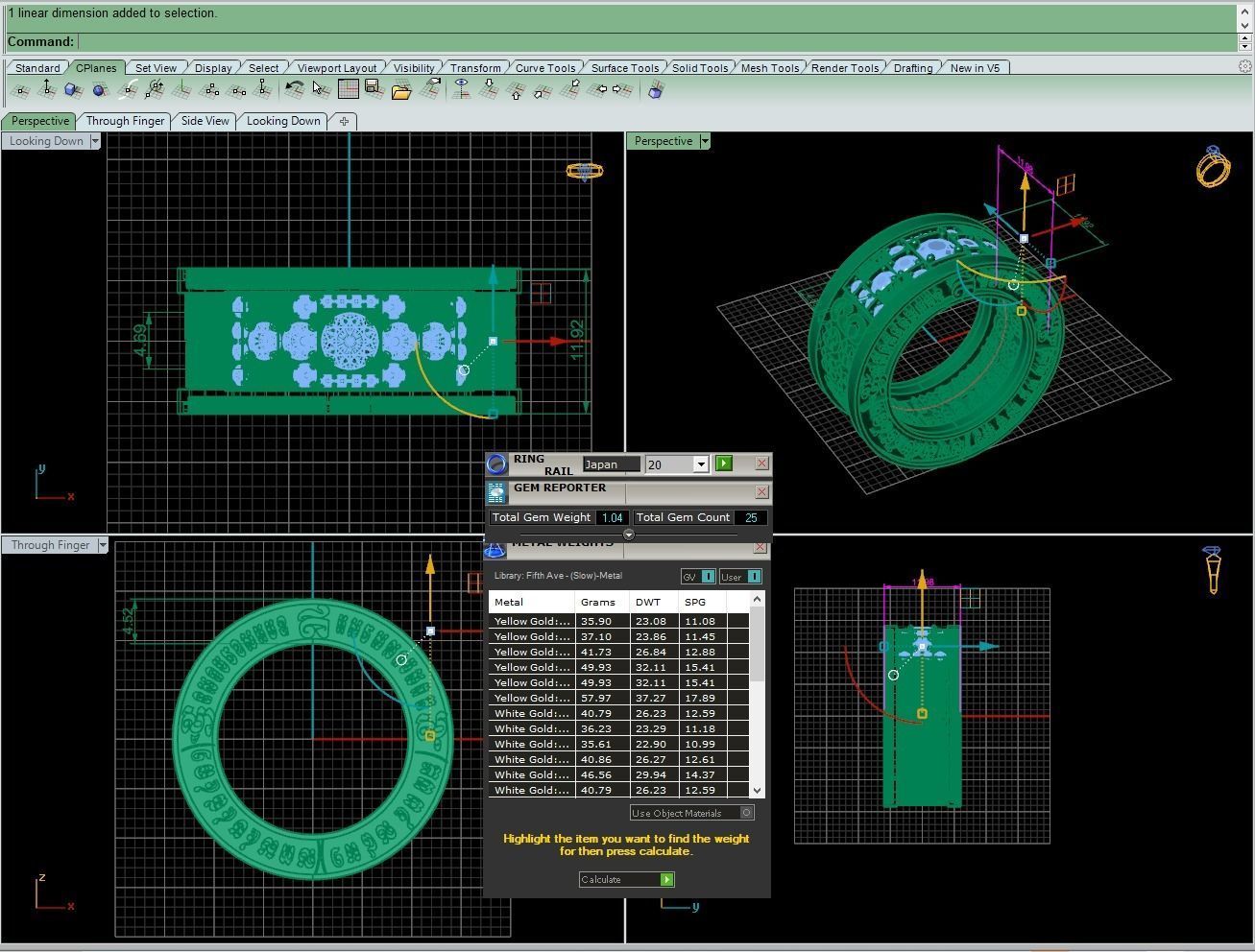 Ring of man 3D print model_6