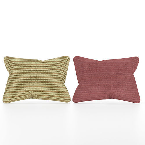 PILLOW stripe lumbar Low-poly 3D print model