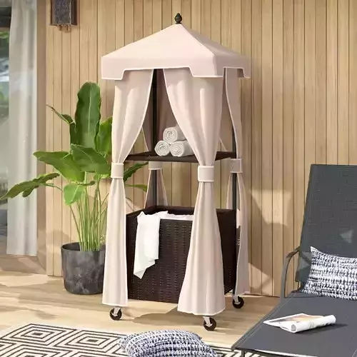 Adelita Gallon Water Resistant Towel Valet 3D model