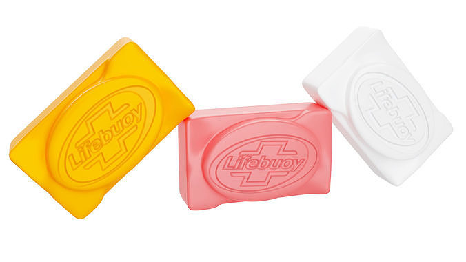 Lifebuoy soap Low-poly 3D model