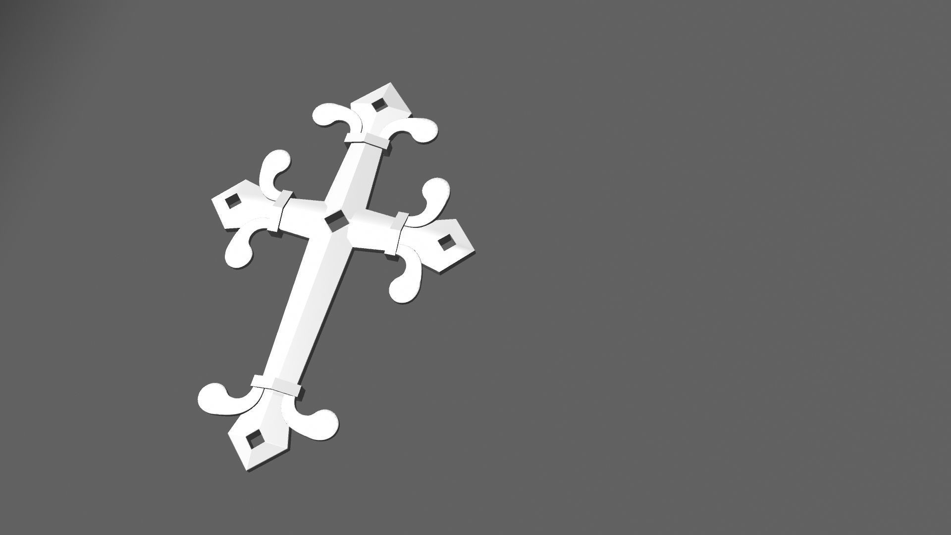 JESUS CROSS 3D model_7