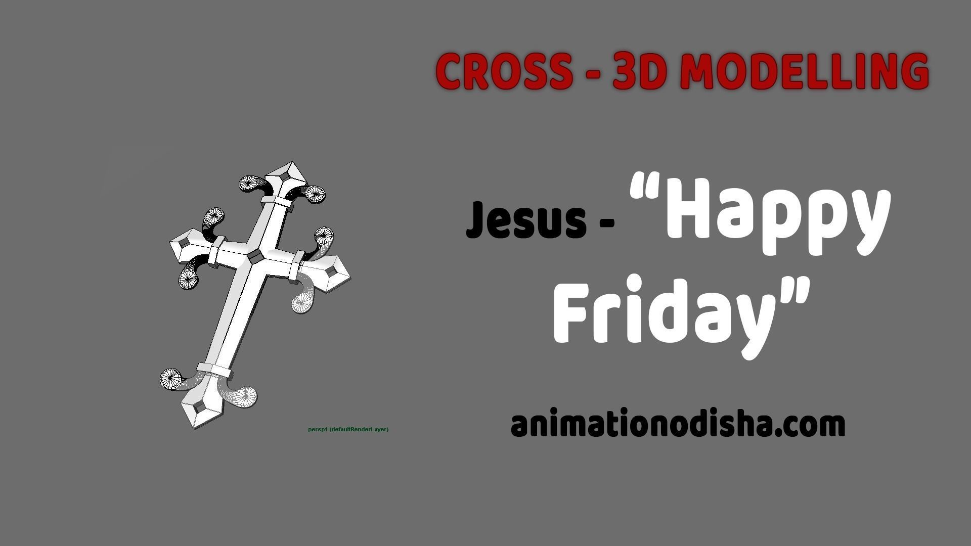 JESUS CROSS 3D model_1