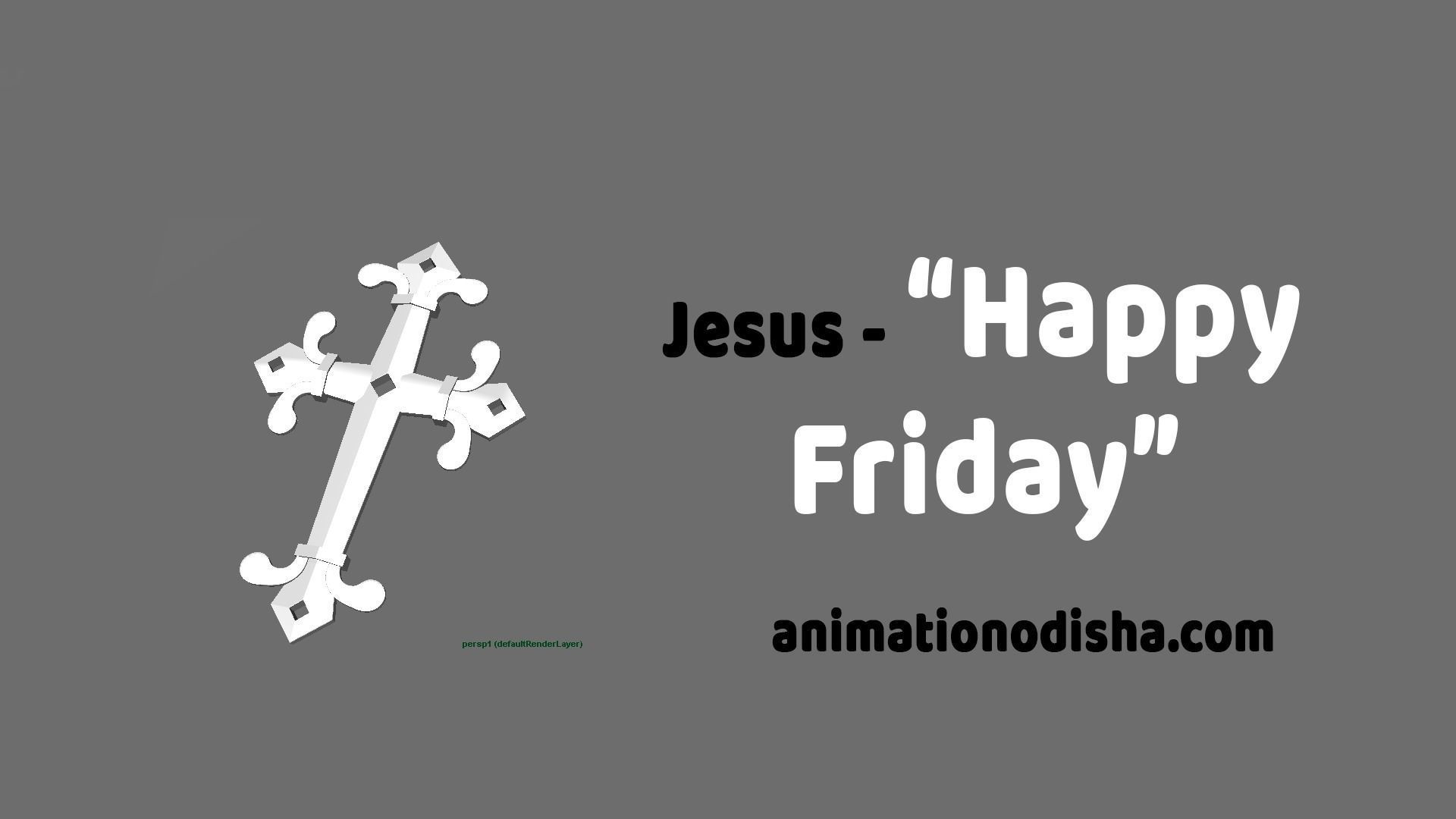 JESUS CROSS 3D model_14