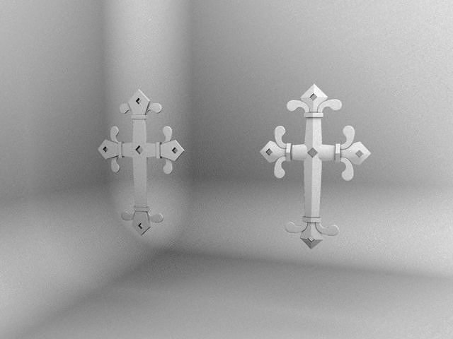 JESUS CROSS 3D model