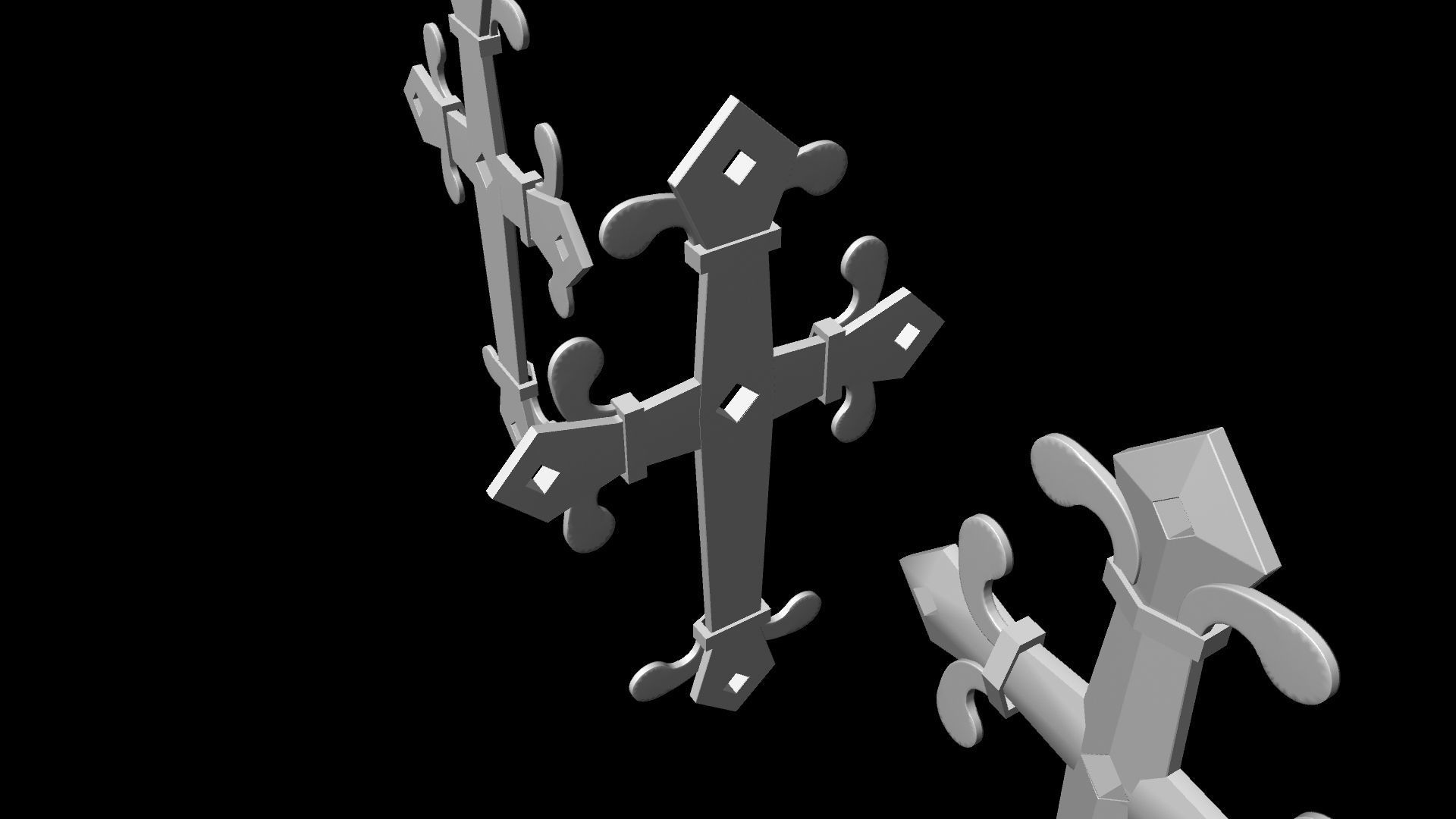 JESUS CROSS 3D model_8