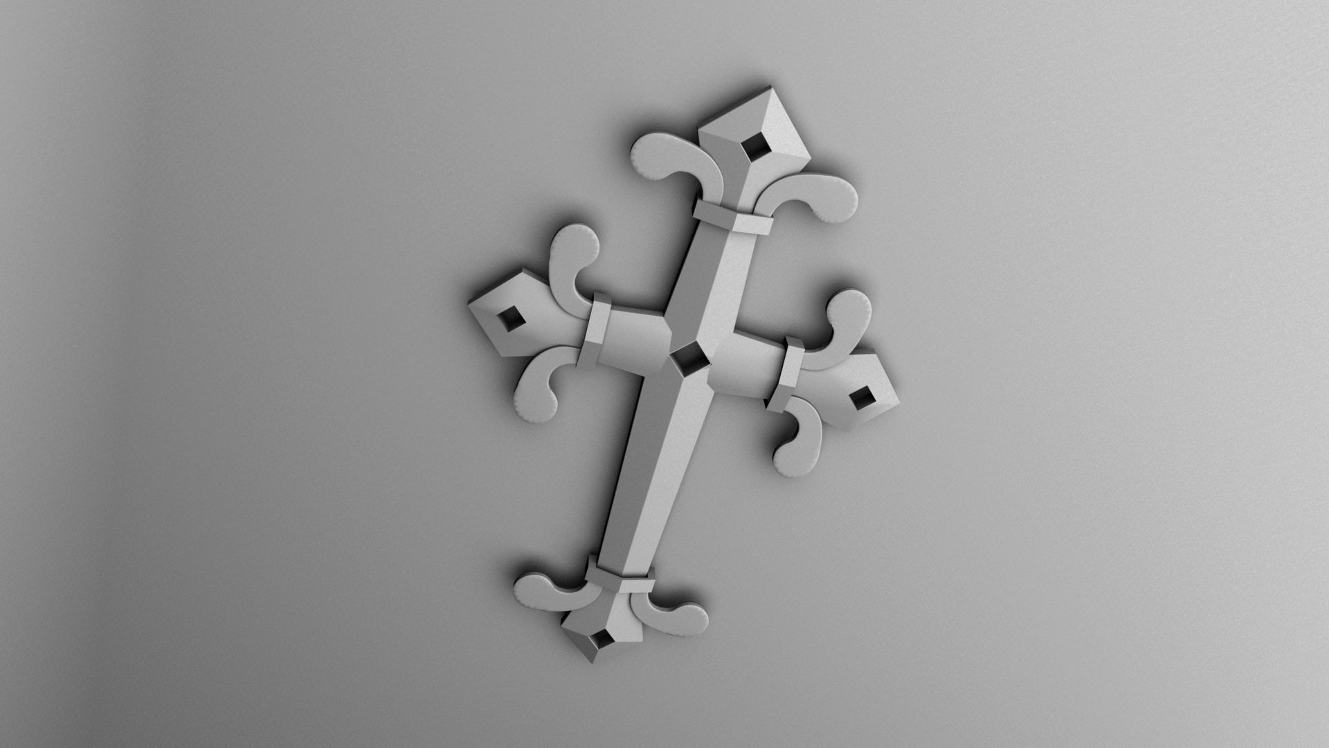 JESUS CROSS 3D model_10