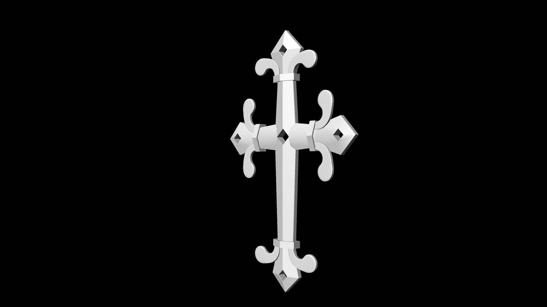 JESUS CROSS 3D model_9