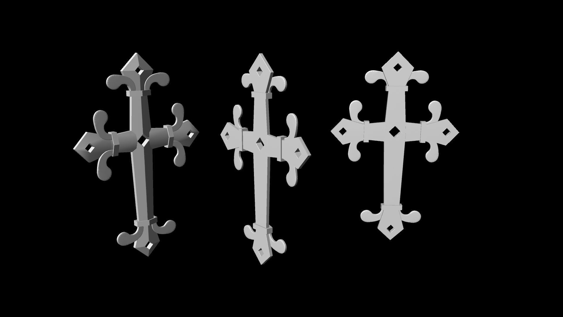 JESUS CROSS 3D model_15