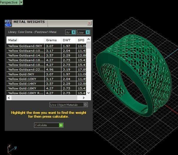 GOLD RING 3D print model_2