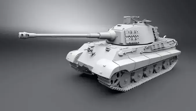 Tiger II Tank scale model  