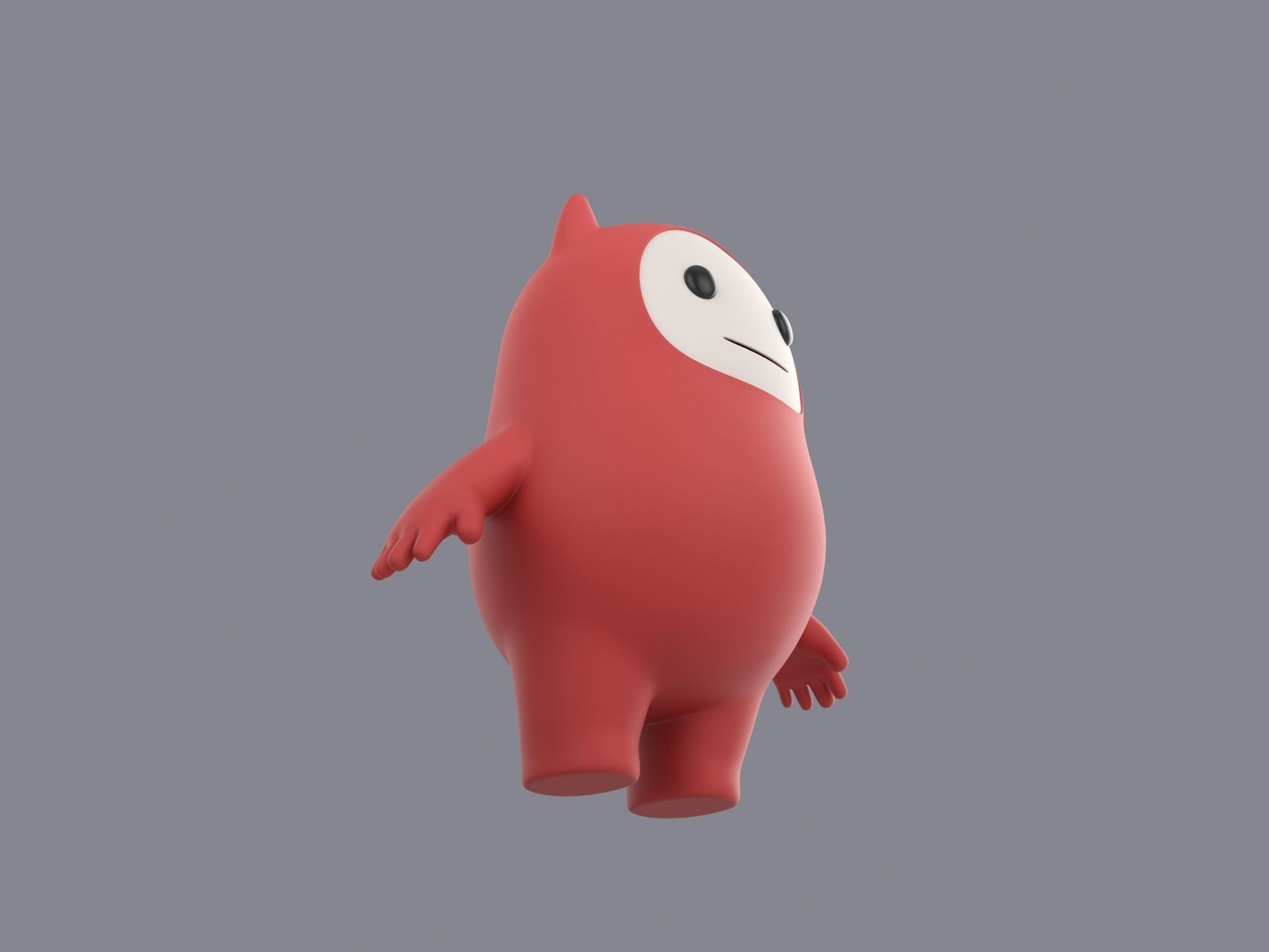 Mascot 016 3D model_2